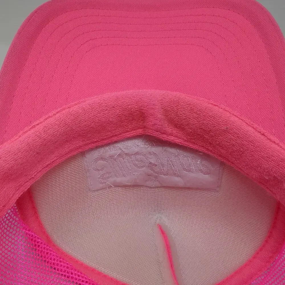 Otto Ellie Mae Somewhere Out West Pink One Size Trucker Hat Mesh Snapback